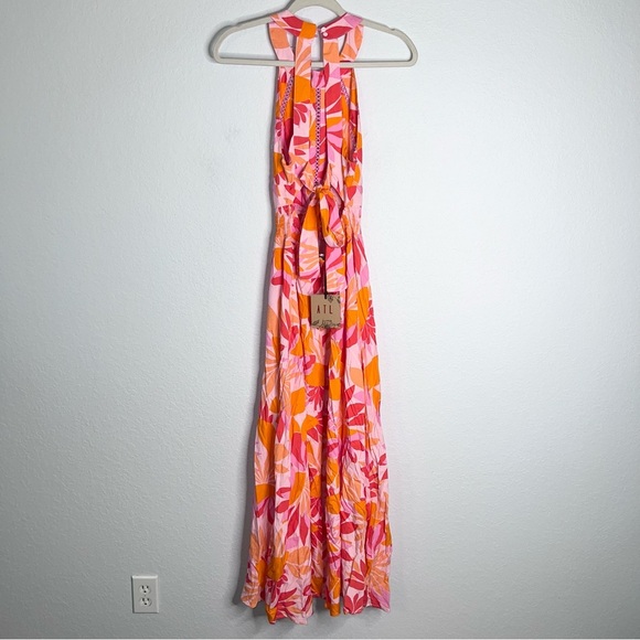 Abel The Label Maxi Dress Women’s Small Anthropologie Floral Slit Rumi B24 - Picture 4 of 12